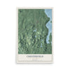 Chesterfield, New York map print, 12" x 18" Archival Matte Print mockup