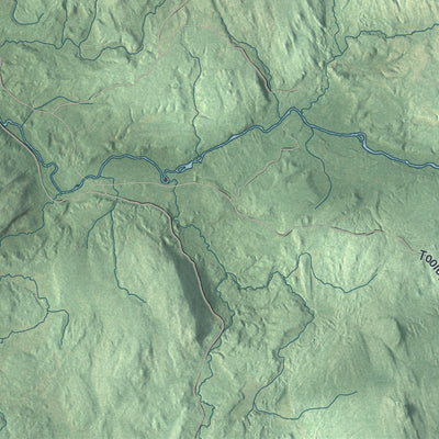 Close-up 2 of the Clare, New York map artwork