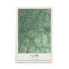 Clare, New York map print, 12" x 18" Archival Matte Print mockup