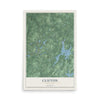 Clifton, New York map print, 12" x 18" Archival Matte Print mockup