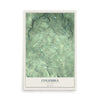 Columbia, New York map print, 12" x 18" Archival Matte Print mockup