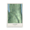 Conesus, New York map print, 12" x 18" Archival Matte Print mockup