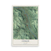 Conklin, New York map print, 12" x 18" Archival Matte Print mockup