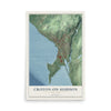 Croton-on-Hudson, New York map print, 12" x 18" Archival Matte Print mockup