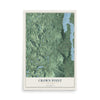 Crown Point, New York map print, 12" x 18" Archival Matte Print mockup