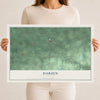 Darien, New York map print, 12" x 18" Archival Matte Print mockup