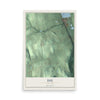Dix, New York map print, 12" x 18" Archival Matte Print mockup