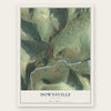Downsville, New York map print, the full design