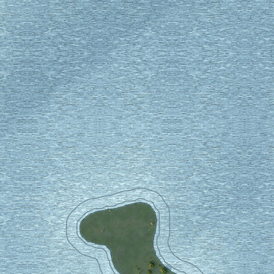Close-up of the map of Eagle Bay, New York print showing street and building detail