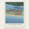 East Atlantic Beach, New York map print, the full design