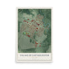 East Rochester, New York map print, 12" x 18" Archival Matte Print mockup