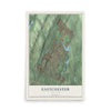 Eastchester, New York map print, 12" x 18" Archival Matte Print mockup