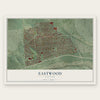 Eastwood, New York map print, the full design