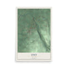Eden, New York map print, 12" x 18" Archival Matte Print mockup