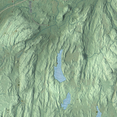 Close-up 1 of the Edwards, New York map artwork
