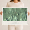 Fabius, New York map print, 12" x 18" Archival Matte Print mockup