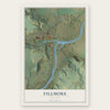 Fillmore, New York map print, the full design