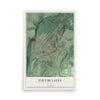 Firthcliffe, New York map print, 12" x 18" Archival Matte Print mockup