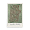 Franklin Square, New York map print, 12" x 18" Archival Matte Print mockup