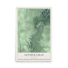 Genesee Falls, New York map print, 12" x 18" Archival Matte Print mockup