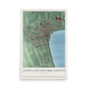 Geneva City (Ontario County), New York map print, 12" x 18" Archival Matte Print mockup