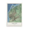 Glen Cove, New York map print, 12" x 18" Archival Matte Print mockup
