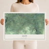 Glen, New York map print, 12" x 18" Archival Matte Print mockup