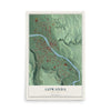 Gowanda, New York map print, 12" x 18" Archival Matte Print mockup