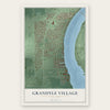 Grandyle Village, New York map print, the full design