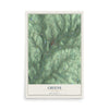 Greene, New York map print, 12" x 18" Archival Matte Print mockup