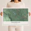 Guilderland, New York map print, 12" x 18" Archival Matte Print mockup