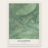 Hailesboro, New York map print, the full design