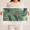 Hancock, New York map print, 12" x 18" Archival Matte Print mockup