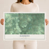 Harmony, New York map print, 12" x 18" Archival Matte Print mockup