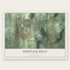 Heritage Hills, New York map print, the full design