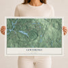 Map of Lewisboro, New York, 12 x 18 inch unframed archival matte print