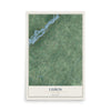 Lisbon, New York map print, 12" x 18" Archival Matte Print mockup