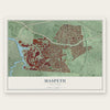 Maspeth, New York map print, the full design