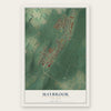 Maybrook, New York map print, the full design