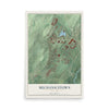 Mechanicstown, New York map print, 12" x 18" Archival Matte Print mockup