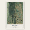 Millport, New York map print, the full design
