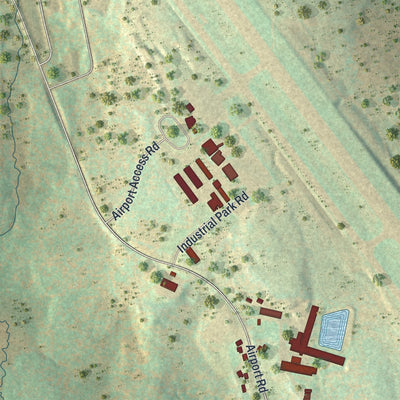Close-up of the map of Mongaup Valley, New York print showing street and building detail