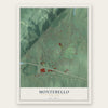 Montebello, New York map print, the full design