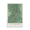 Montgomery, New York map print, 12" x 18" Archival Matte Print mockup