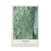 Moriah, New York map print, 12" x 18" Archival Matte Print mockup