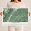 Mount Hope, New York map print, 12" x 18" Archival Matte Print mockup