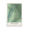 Mount Morris, New York map print, 12" x 18" Archival Matte Print mockup