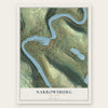 Narrowsburg, New York map print, the full design