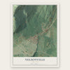 Nelsonville, New York map print, the full design