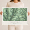 Newark Valley, New York map print, 12" x 18" Archival Matte Print mockup